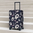 thumbnail image 2 of Lsque Cartoon Spaceship Printed Luggage Cover, Travel Luggage Protector,Scratch and Dirt Resistant, Fits 18-32 Inch Luggage - Small, 2 of 9