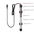 thumbnail image 3 of 100W Submersible Aquarium Heater with US Plug & Thermometer - Automatic Temperature Control (20-34℃/68-93°F), Glass Body, 85cm Cable, Waterproof Double Insulation for Freshwater Tanks up to 120L, 3 of 6