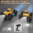 thumbnail image 4 of AUOSHI RC Cars 1:16 High Speed Remote Control Truck, 4WD All Terrain Off Road RC Truck 35+MPH with LED Lights, 2 Batteries for Kids and Adults Toy Gifts, 4 of 10