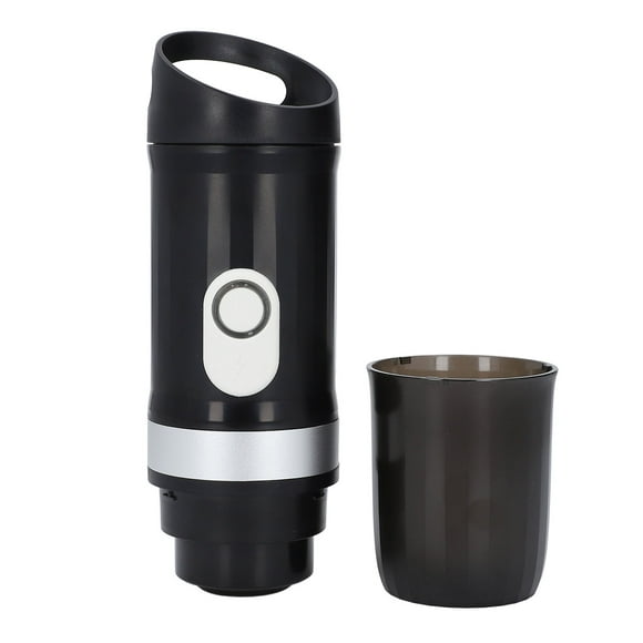 Portable Capsule Coffee Machine, Compact 12V 20Bar Mini Coffee Maker Single Serve  for Outdoor Trip Home Office