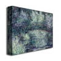 Trademark Fine Art "The Japanese Bridge III" Canvas Wall Art by Claude Monet