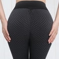 thumbnail image 3 of Pantalones Pantalón de yoga de cintura alta Pantalón para correr de entrenamiento opaco que moldea la cadera para mujer Kuymtek Negro T XXL para Mujer, 3 of 7