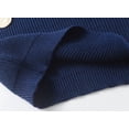 thumbnail image 7 of SGMVNU Toddler Girls Sweaters for Fall and Winter - Cute Bow Crew Neck Long Sleeve Drop Shoulder Loose Knit Pullover Tops for Girls, Toddler Baby Fall Clothes(y1202_2-Dark Blue, Size 4-5 Years), 7 of 7