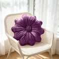 thumbnail image 6 of Honmine Flower Throw Pillow, Lint Blossoms Shape Cushion Decorative, Soft Accents Pillow for Sofa, Couch, Bed, Living Room, Cute Floral Designs, 6 of 6