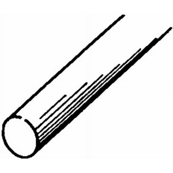 K & S PRECISION METALS 1167 3/8x36 BRS RND Rod, 3/8 in Dia x 36 in L