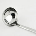 thumbnail image 3 of Durable Stainless Steel Soup Spoon Ladle Long Handle Kitchen Utensils 7 Sizes 9, 3 of 9