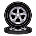 thumbnail image 5 of Antqov 24pcs Racing Party Dinner Tire Track Race Children's Birthday Sports Theme Tableware Set Disposable Decorative Tableware Paper Set, Home Accessories, 5 of 5