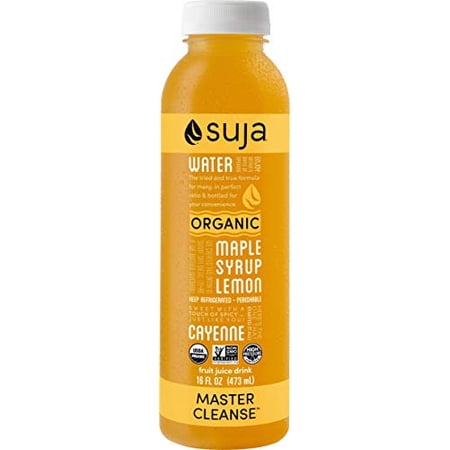 SUJA, FRUIT JUICE DRINK, MAPLE SYRUP LEMON