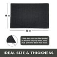 thumbnail image 6 of Envelor Coco Coir Loop Doormat Welcome Mat Coir Doormat Natural Coco Mat Front Door Mat Outside Entrance Indoor Entry Mat Heavy Duty Non-Slip Backing Front Door Rug Outdoor, 18 x 30 Inches, Black, 6 of 7