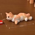 thumbnail image 4 of OUSITAID Ornement de Chat Image d'Animal Travail Exquis Miniatures Réalistes pour Maison, 4 of 11