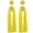 Yellow, variant on Boho Tassel Earrings for Women Army Green Olive Drop Western Dangle Country Earrings Summer Beach Long Tassels Earrings for Women (ER1141-Army Green)