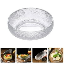 Omeite Glass salad bowl instant noodle rice bowl soup bowl fruit bowl plate