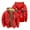 Red, variant on Cuco Ridin Tour 2025 Zipper Jacket Long Sleeve Winter Parka Women Men Casual Fashion Coat