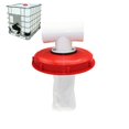 thumbnail image 1 of Fiudx Liquidación de ahorros de verano Tapa de filtro especial para bidón IBC de 245 mm, DN150/225, accesorios de plástico para bidón de 245 mm, cinco colores opcionales, 1 of 3