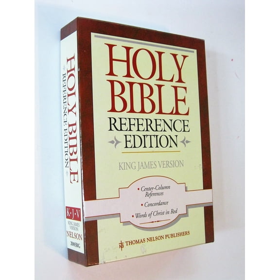 Pre-Owned Nelson Reference Bible-kjv