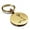 Gold, variant on Stainless Steel Pisces (Two Fishes) Astrology Constellation Round Medallion Keychain Circle Ring
