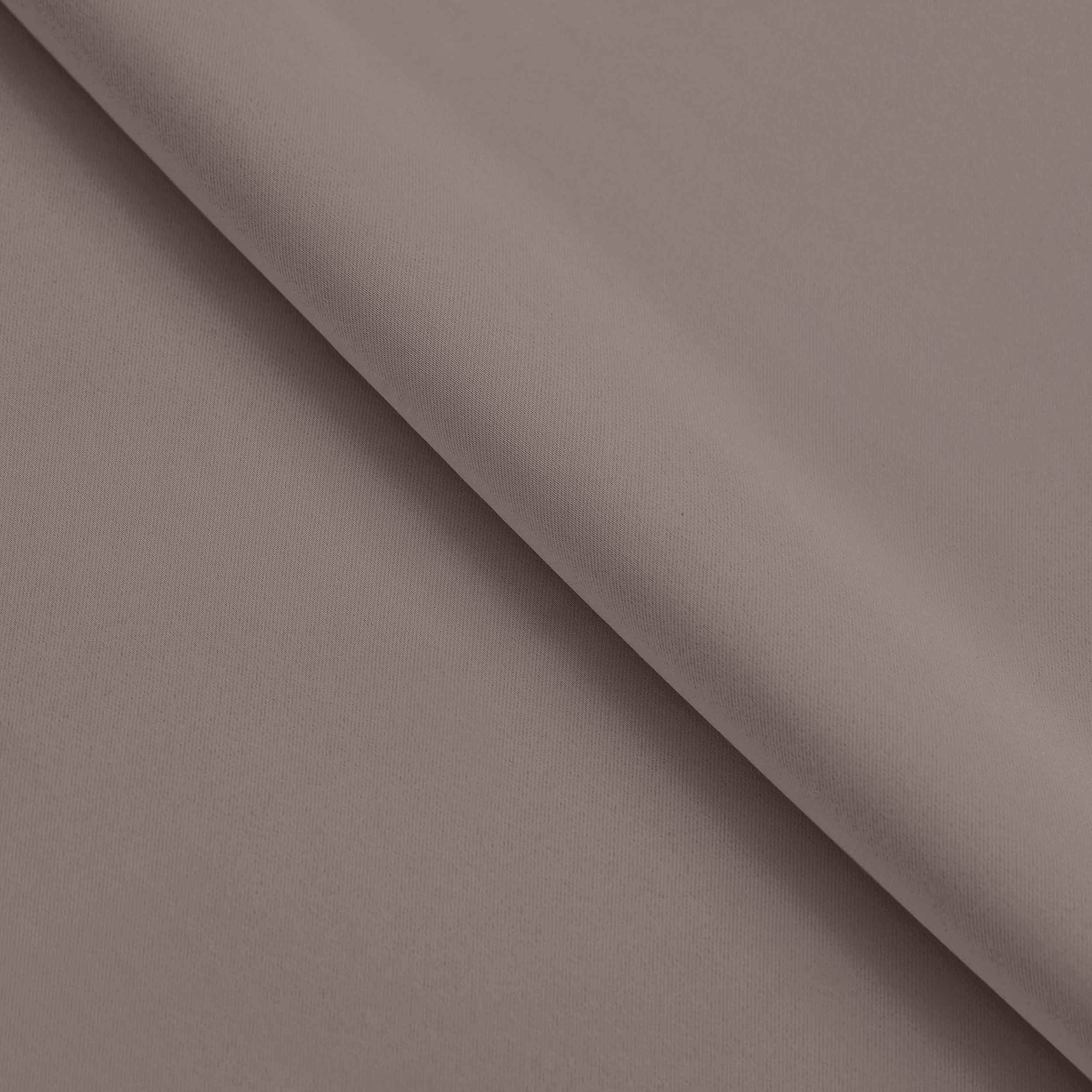 Superior Blackout Solid Light Filtering Grommet Curtain Panel Set, 46" x 84", Taupe