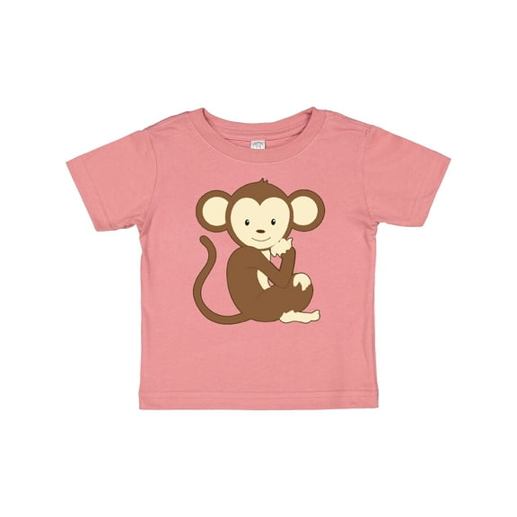 Inktastic Monkey thinking Boys or Girls Baby T-Shirt