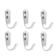 thumbnail image 1 of 6 ganchos para abrigos de acero inoxidable, toallero de pared simple Ganchos de pared universales, para cocina Baño (L), 1 of 3