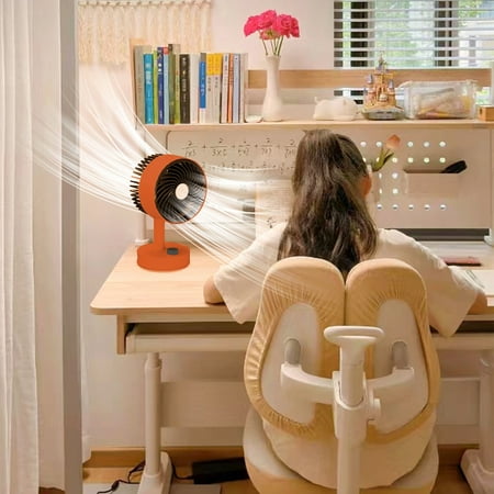 

Byikun Infinitely Adjustable Portable Desktop Fan - Four Vibrant Colors Foldable Design and Quiet Strong Wind for Home Office and Outdoor Use - A Perfect Gift