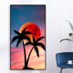 thumbnail image 1 of Cuadros Decorativos Pintura de diamante 5D DIY Taladro redondo completo Puesta de sol Decoración del hogar Arte Artesanía DQrwqpou embutido en tela, 1 of 7