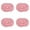 Pink, variant on Gytml 4Pcs Heat Resistant Braided Oval Woven Placemat Non- Washable Table Mat Thick Woven Hot Pot Trivet Mat For Kitchen Counter Dining Table(Pink-4Pcs)