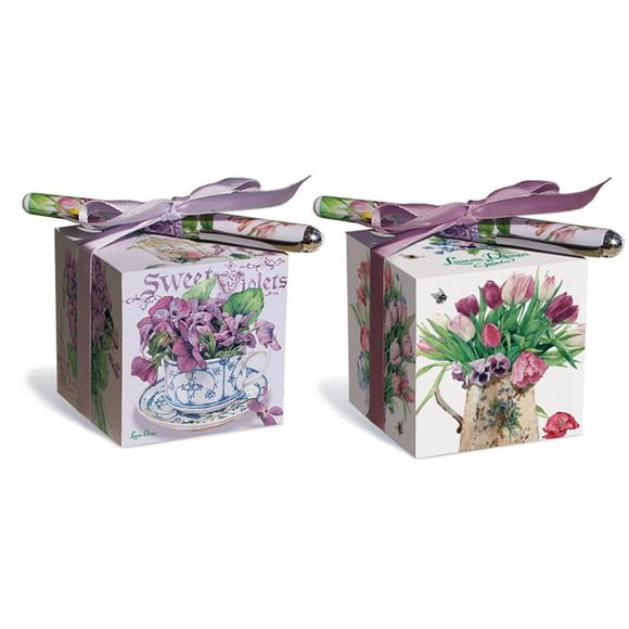 Floral Affection 2 Ensembles de Stylos en Papier