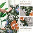 thumbnail image 5 of Yayeee 2 Pack Dining Chair Covers Stretch Parson Chairs Slipcovers Seat Protector, Blue Geometric Flowers, 5 of 6