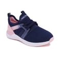 thumbnail image 5 of Nautica Little Girls Athletic Lace up Slip on Combo Sneakers - Navy, Peony, 5 of 6