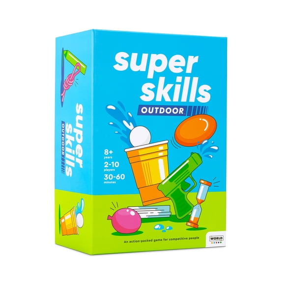 Super Skills Outdoor Yard Game – Summer Backyard Games for Kids 8 and Up, Teens & Adults - Fun Water Party for The Whole Family