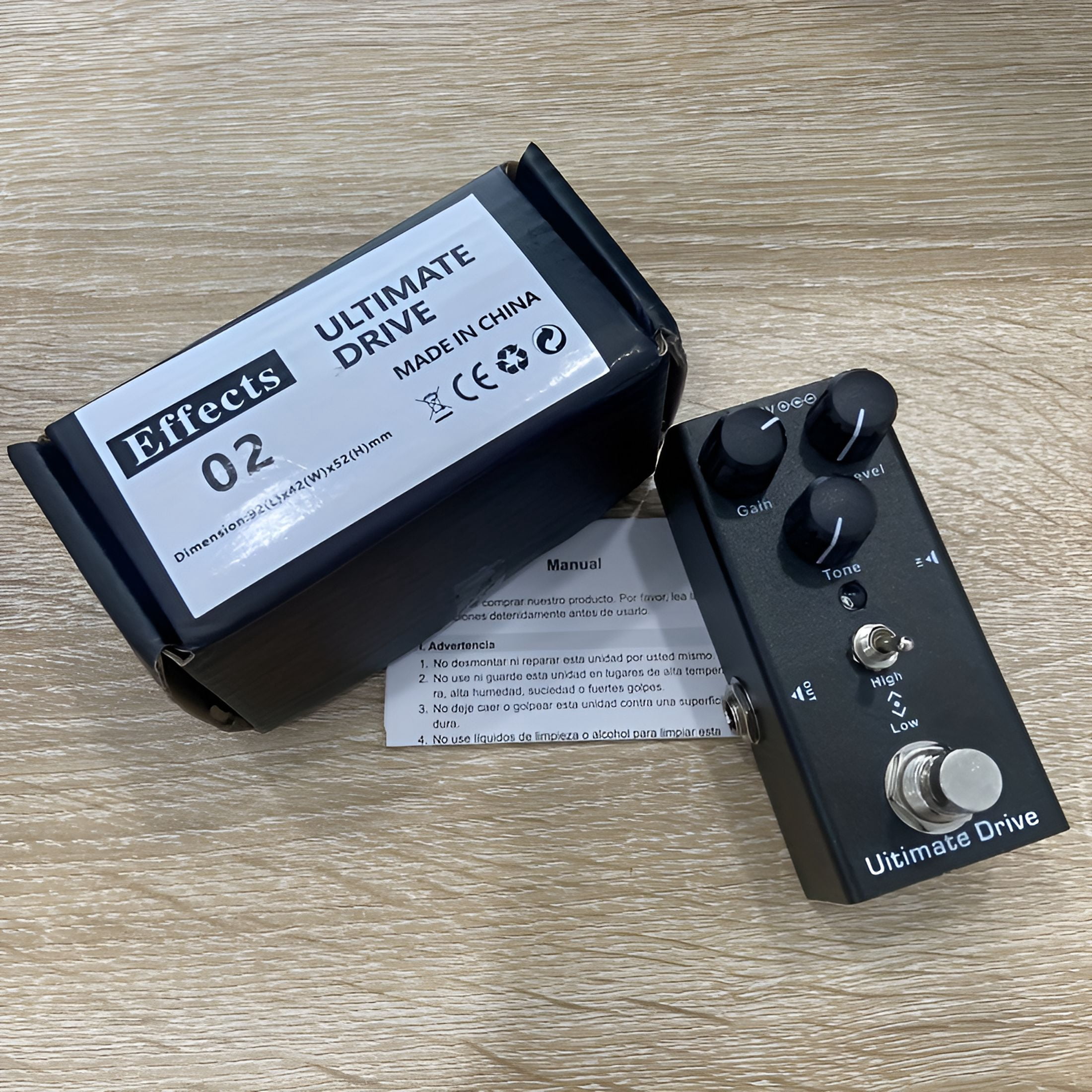 GJX 2026 New Multi-Effects Guitar Pedal-Guitar Multi Effects Pedal Distortion/Overdrive/Delay,Metal Chassis,Portable,For Guitarists