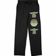 thumbnail image 4 of Star Wars The Mandalorian The Child Mens Black Sleep Pajama Pants-X-Large, 4 of 7