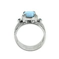 thumbnail image 3 of YoTreasure Larimar Swiss Blue Topaz Solid 925 Sterling Silver Designer Ring, 3 of 8