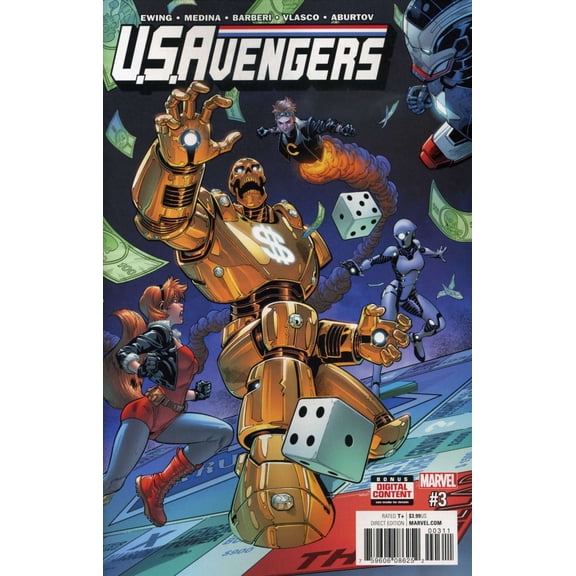 U.S.Avengers #3 VF ; Marvel Comic Book