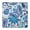 White-513, variant on Ethnic Tablecloth Retro Paisley Ornament Pattern Waterproof Squre Cover with Elastic Fit for Chic Dining Space