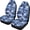 Blue Camouflage Pattern, variant on XYZCANDO Durable Front Car Seat Covers featuring Yellow Camo Pattern - Breathable Waterproof Protector For All Seasons