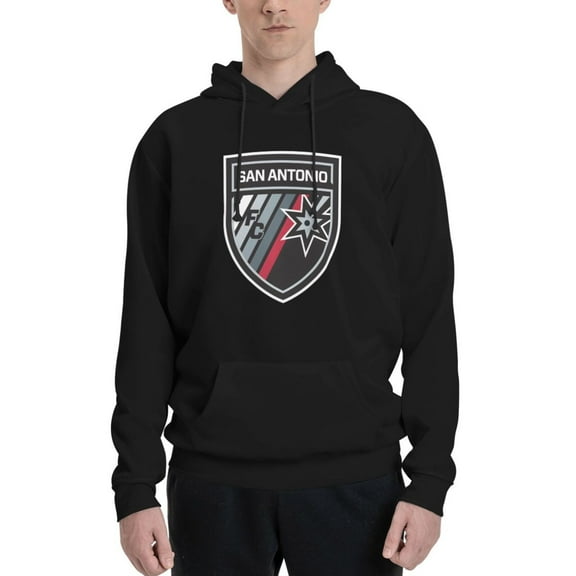 San Antonio Fc Men Fleece Hoodie Casual Pullover Sweatshirt With Kangaroo Pocket