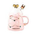 thumbnail image 2 of Taza de café impreso Taza De Café De La Historieta De 1pc De La Historieta Con La Tapa Y La Cuchara Para La Oficina Del Hogar Rosa rosado Magideal Taza de café impreso, 2 of 7
