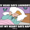 thumbnail image 3 of Disney Cinderella - Head Says Laundry, Heart Says Nap - Women's Oversized T-Shirt, 3 of 5