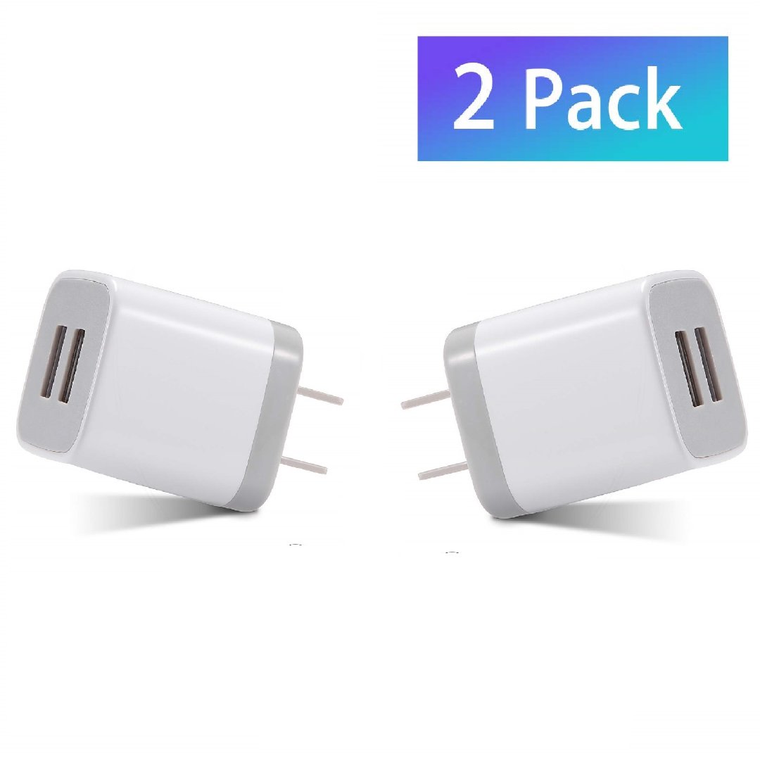 USB Wall Charger,USB Plug,Charging Plug,3.1A Dual Port USB Plug Cube