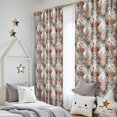 thumbnail image 5 of Blackout Kids Curtains,Lightgray Highland Cow Flower Pattern Childrens Insulated Curtains Set Of 2,Bedroom Essentials,Toddler Room Decor 52"x84", 5 of 5