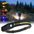 thumbnail image 4 of Red White LED Headlamp Hands-Free Light for Outdoor Activities Cycling Running with USB Rechargeable Waterproof Headlight Flashlight, 4 of 4
