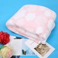 thumbnail image 3 of Mujeres Coral Velvet Warm Towel Wrap Albornoz Toalla Ducha SPA Baño Rosa Flor, 3 of 8