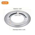 thumbnail image 2 of 9inch Metal Lazy Susan Turntable Rotating Swivel round Shape Silver Tone 1pack, 2 of 6