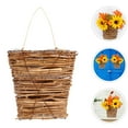 thumbnail image 3 of LABSERRON Flower Hanging Basket Rattan 1Pack 7.5X7.3X2.4In, 3 of 9