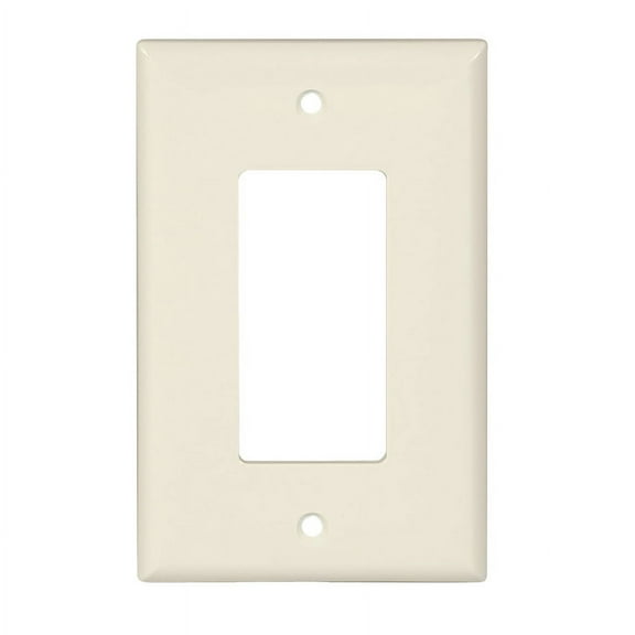 Cooper PJ26LA Light Almond Unbreakable Mid-Size Single Gang Decorator Wall Plate
