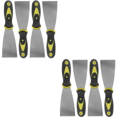 Paint Scraper Stainless Steel Tools Removal Scratch Wall Covering Spatulas 8 Pcs