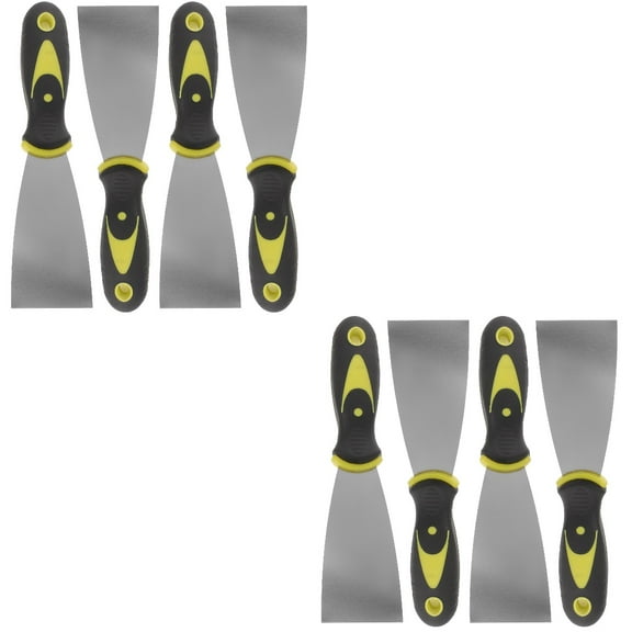 Paint Scraper Stainless Steel Tools Removal Scratch Wall Covering Spatulas 8 Pcs