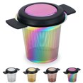 thumbnail image 1 of ReaNea Rainbow Tea Infuser, Stainless Steel Tea Strainer, Fine Mesh Tea Filters with Double Handles, 1 of 9