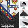 thumbnail image 3 of Pioneer Flower Floral Print Pattern Kitchen Rugs Sets Of 3,Kitchen Runner Rugs Non Skid Washable,Decorative Kitchen Floor Mats for Kitchen,Sink,Laundry,17X30 Inch + 17X47 Inch + 17X59 Inch, 3 of 6